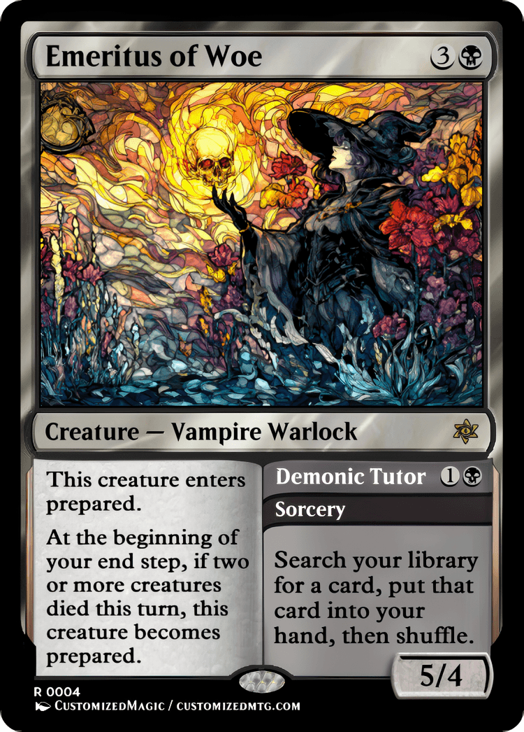 Secrets of Strixhaven -Emeritus Cycle | Emeritus of Woe | Magic the Gathering / MTG Proxy Cards | Magic the Gathering Proxy Cards Secrets of Strixhaven -Emeritus Cycle | Emeritus of Woe | Magic the Gathering / MTG Proxy Cards | Magic the Gathering Proxy Cards