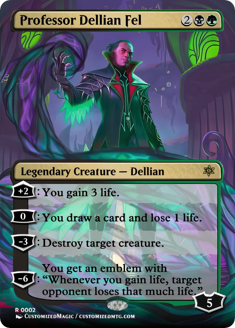 Professor Dellian Fel | Professor Dellian Fel.1 | Magic the Gathering / MTG Proxy Cards | Magic the Gathering Proxy Cards