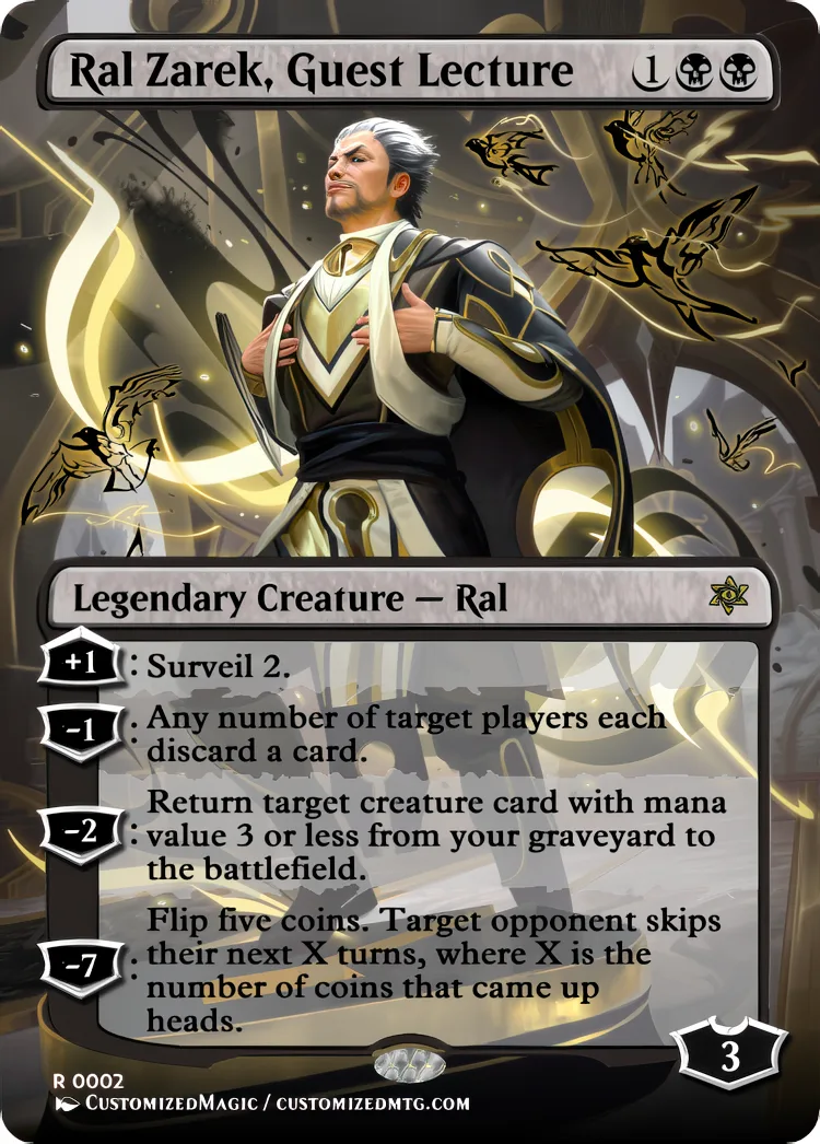 Ral Zarek, Guest Lecture | Ral Zarek Guest Lecture.11 | Magic the Gathering / MTG Proxy Cards | Magic the Gathering Proxy Cards