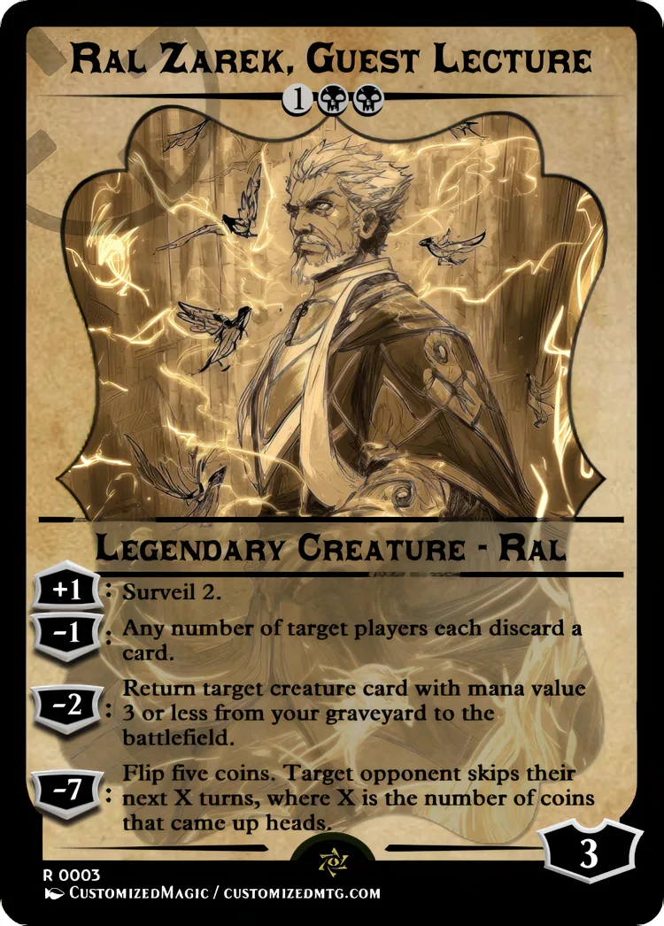 Ral Zarek, Guest Lecture | Ral Zarek Guest Lecture.2 | Magic the Gathering / MTG Proxy Cards | Magic the Gathering Proxy Cards