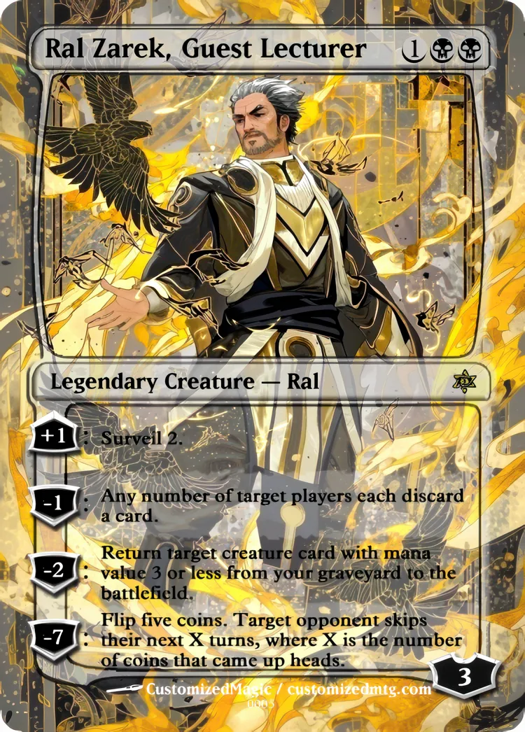 Ral Zarek, Guest Lecture | Ral Zarek Guest Lecturer | Magic the Gathering / MTG Proxy Cards | Magic the Gathering Proxy Cards