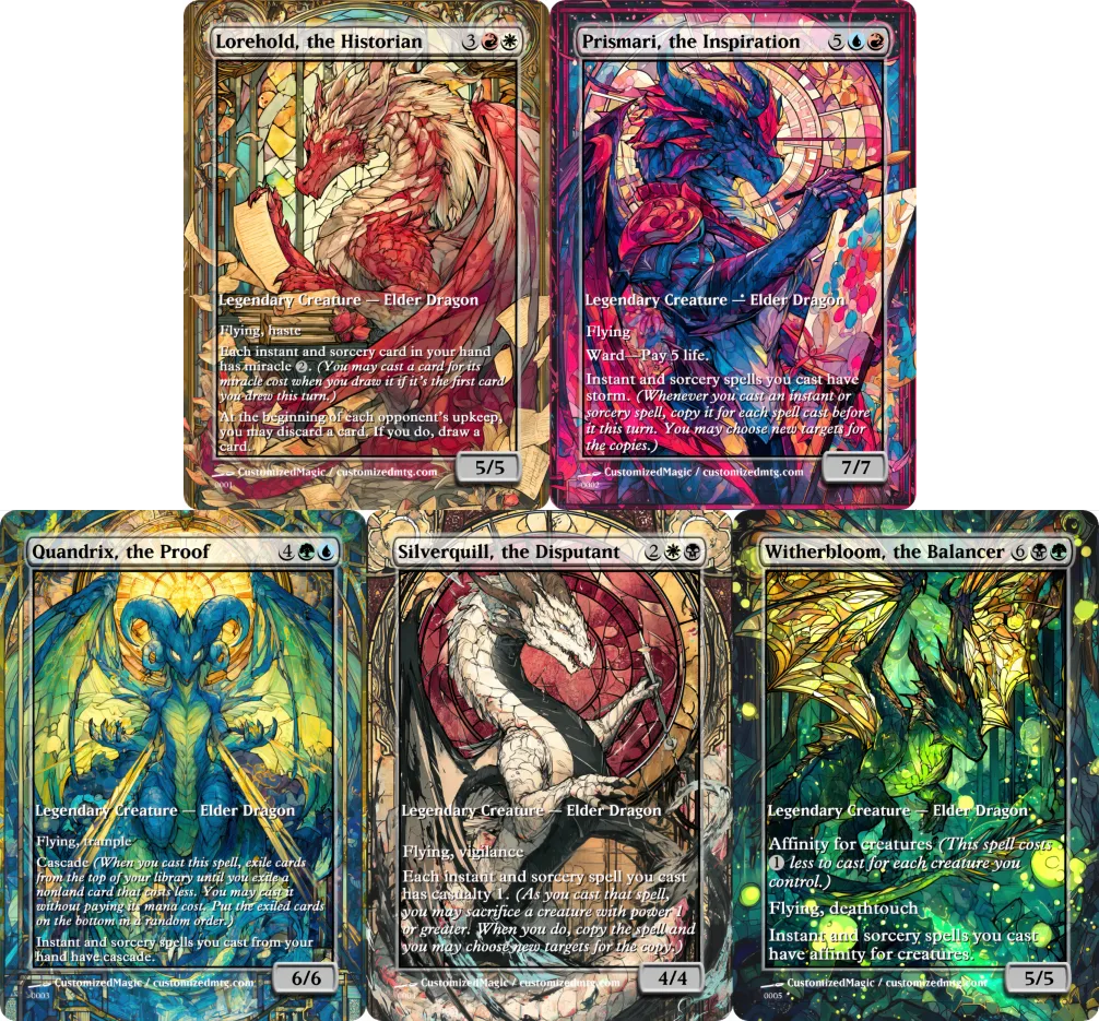 Secrets of Strixhaven - Elder Dragon - Stained Glass Edition