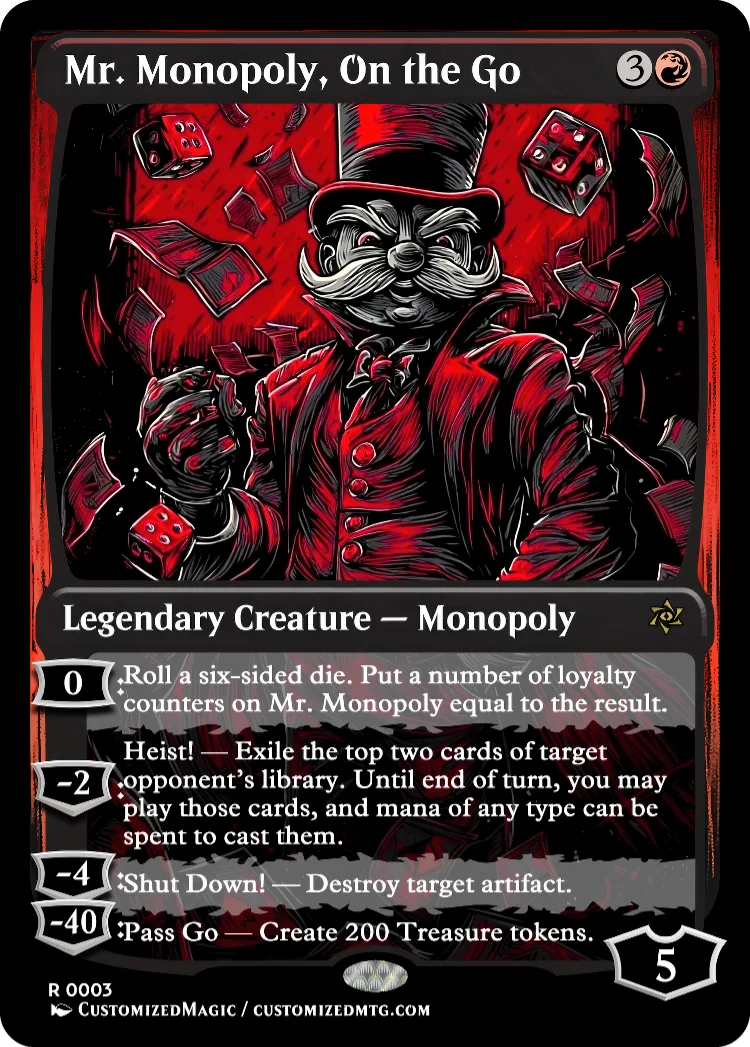 Mr. Monopoly, On the Go