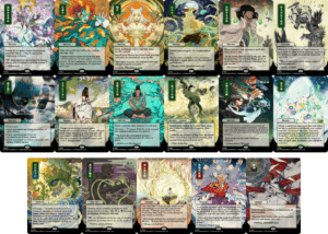 Secrets of Strixhaven - Japanese Mystical Archive - Green and Multi-Color Spells