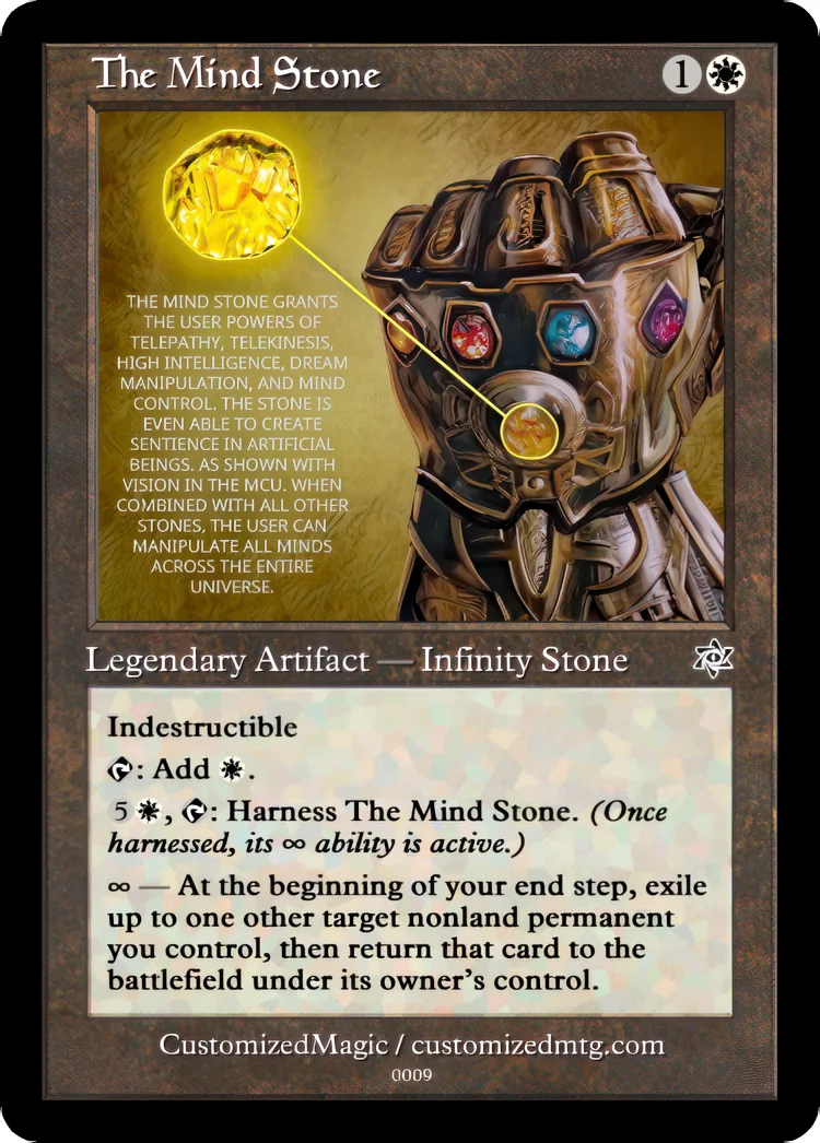The Mind Stone | The Mind Stone.8 | Magic the Gathering / MTG Proxy Cards | Magic the Gathering Proxy Cards