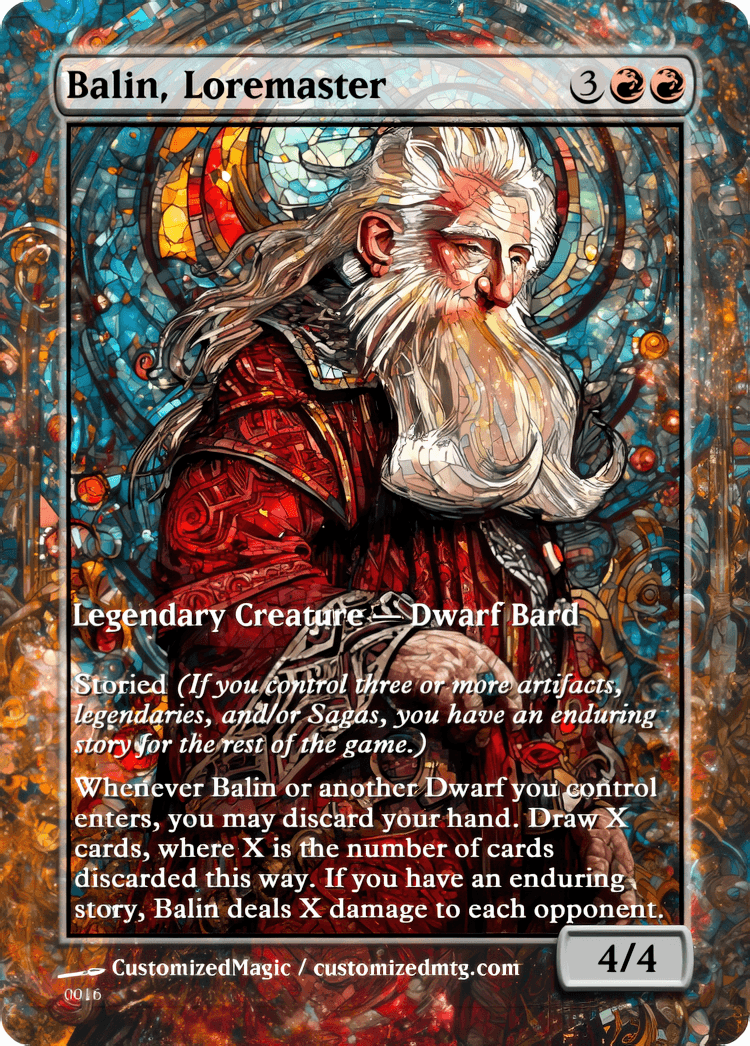 The Hobbit - Commanders Part 1 of 2 | Balin Loremaster | Magic the Gathering / MTG Proxy Cards | Magic the Gathering Proxy Cards The Hobbit - Commanders Part 1 of 2 | Balin Loremaster | Magic the Gathering / MTG Proxy Cards | Magic the Gathering Proxy Cards