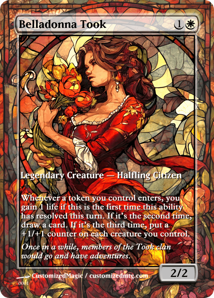 The Hobbit - Commanders Part 1 of 2 | Belladonna Took | Magic the Gathering / MTG Proxy Cards | Magic the Gathering Proxy Cards The Hobbit - Commanders Part 1 of 2 | Belladonna Took | Magic the Gathering / MTG Proxy Cards | Magic the Gathering Proxy Cards