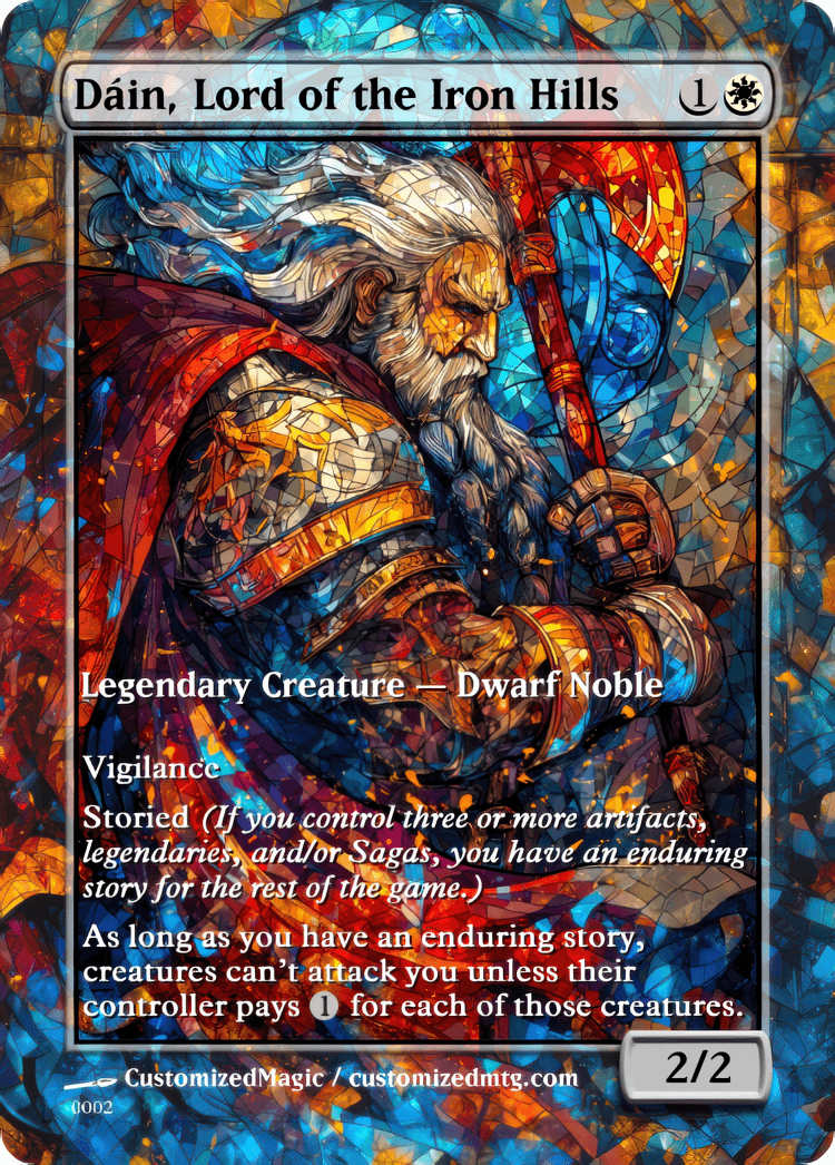 The Hobbit - Commanders Part 1 of 2 | Dain Lord of the Iron Hills | Magic the Gathering / MTG Proxy Cards | Magic the Gathering Proxy Cards The Hobbit - Commanders Part 1 of 2 | Dain Lord of the Iron Hills | Magic the Gathering / MTG Proxy Cards | Magic the Gathering Proxy Cards
