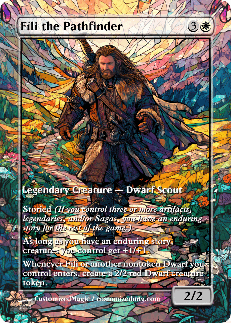 The Hobbit - Commanders Part 1 of 2 | Fili the Pathfinder | Magic the Gathering / MTG Proxy Cards | Magic the Gathering Proxy Cards The Hobbit - Commanders Part 1 of 2 | Fili the Pathfinder | Magic the Gathering / MTG Proxy Cards | Magic the Gathering Proxy Cards
