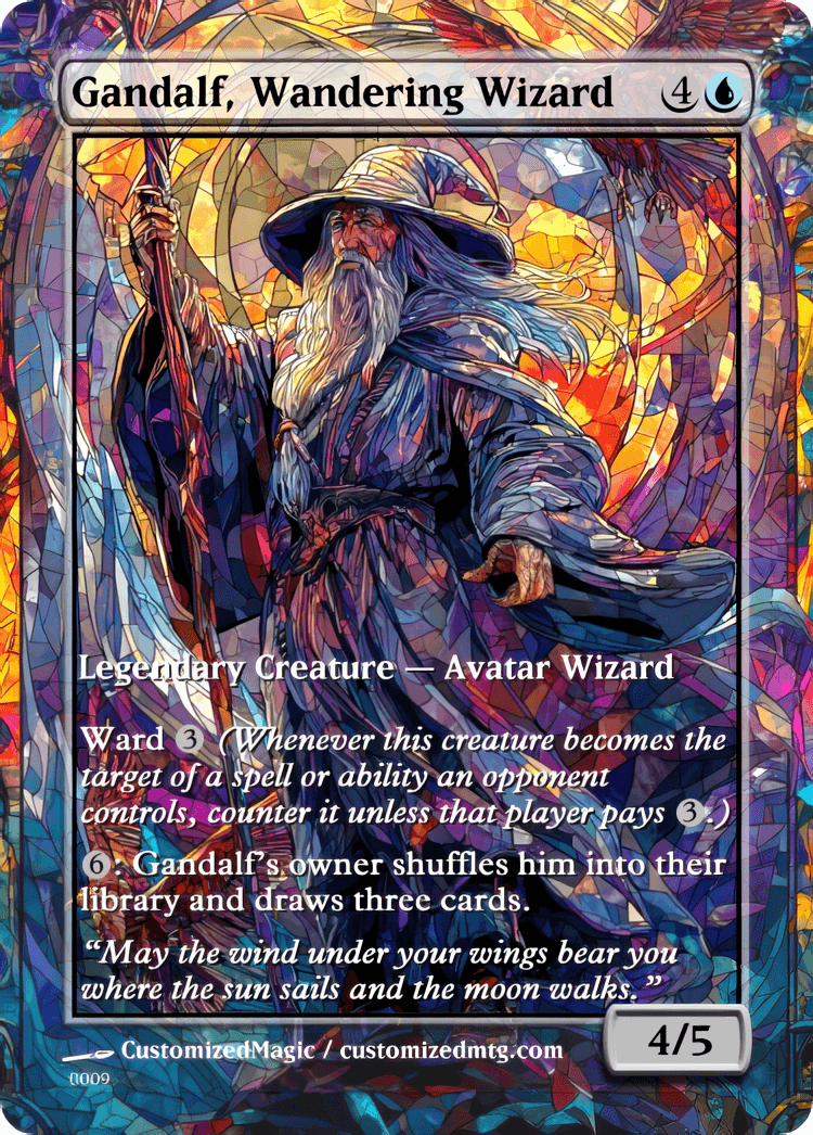 The Hobbit - Commanders Part 1 of 2 | Gandalf Wandering Wizard | Magic the Gathering / MTG Proxy Cards | Magic the Gathering Proxy Cards The Hobbit - Commanders Part 1 of 2 | Gandalf Wandering Wizard | Magic the Gathering / MTG Proxy Cards | Magic the Gathering Proxy Cards