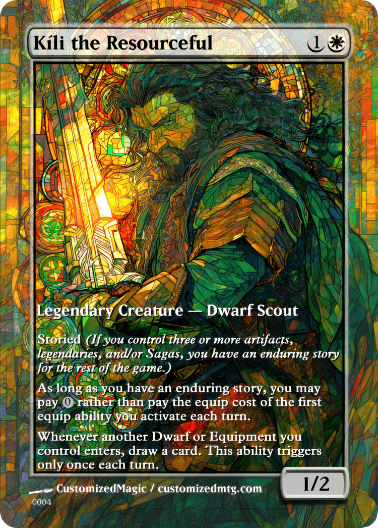 The Hobbit - Commanders Part 2 of 2 | Kili the Resourceful | Magic the Gathering / MTG Proxy Cards | Magic the Gathering Proxy Cards The Hobbit - Commanders Part 2 of 2 | Kili the Resourceful | Magic the Gathering / MTG Proxy Cards | Magic the Gathering Proxy Cards