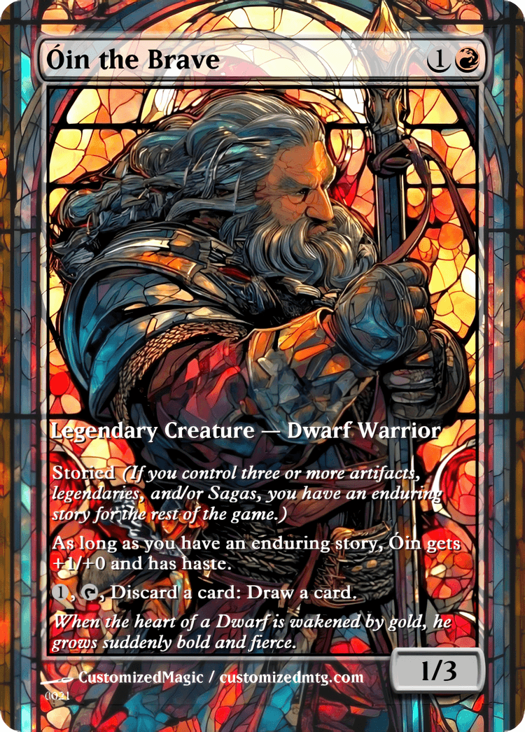 The Hobbit - Commanders Part 2 of 2 | Oin the Brave | Magic the Gathering / MTG Proxy Cards | Magic the Gathering Proxy Cards The Hobbit - Commanders Part 2 of 2 | Oin the Brave | Magic the Gathering / MTG Proxy Cards | Magic the Gathering Proxy Cards