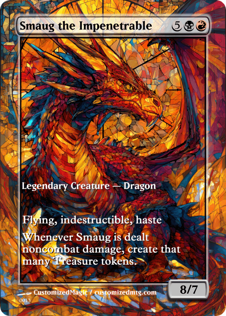 The Hobbit Eternal - Commanders | Smaug the Impenetrable | Magic the Gathering / MTG Proxy Cards | Magic the Gathering Proxy Cards The Hobbit Eternal - Commanders | Smaug the Impenetrable | Magic the Gathering / MTG Proxy Cards | Magic the Gathering Proxy Cards