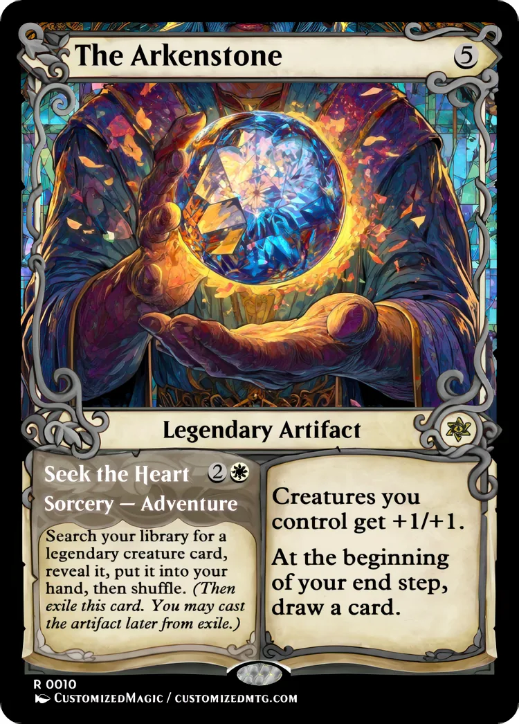 The Hobbit - Legendary Adventure | The Arkenstone | Magic the Gathering / MTG Proxy Cards | Magic the Gathering Proxy Cards