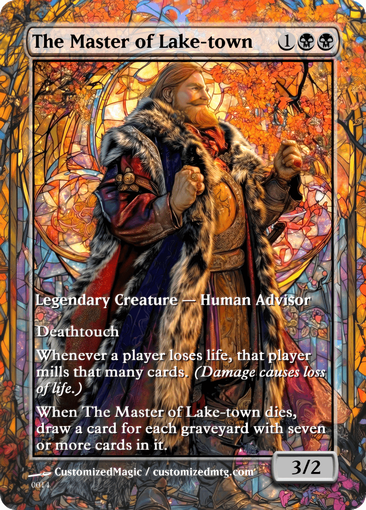 The Hobbit - Commanders Part 2 of 2 | The Master of Lake town | Magic the Gathering / MTG Proxy Cards | Magic the Gathering Proxy Cards The Hobbit - Commanders Part 2 of 2 | The Master of Lake town | Magic the Gathering / MTG Proxy Cards | Magic the Gathering Proxy Cards