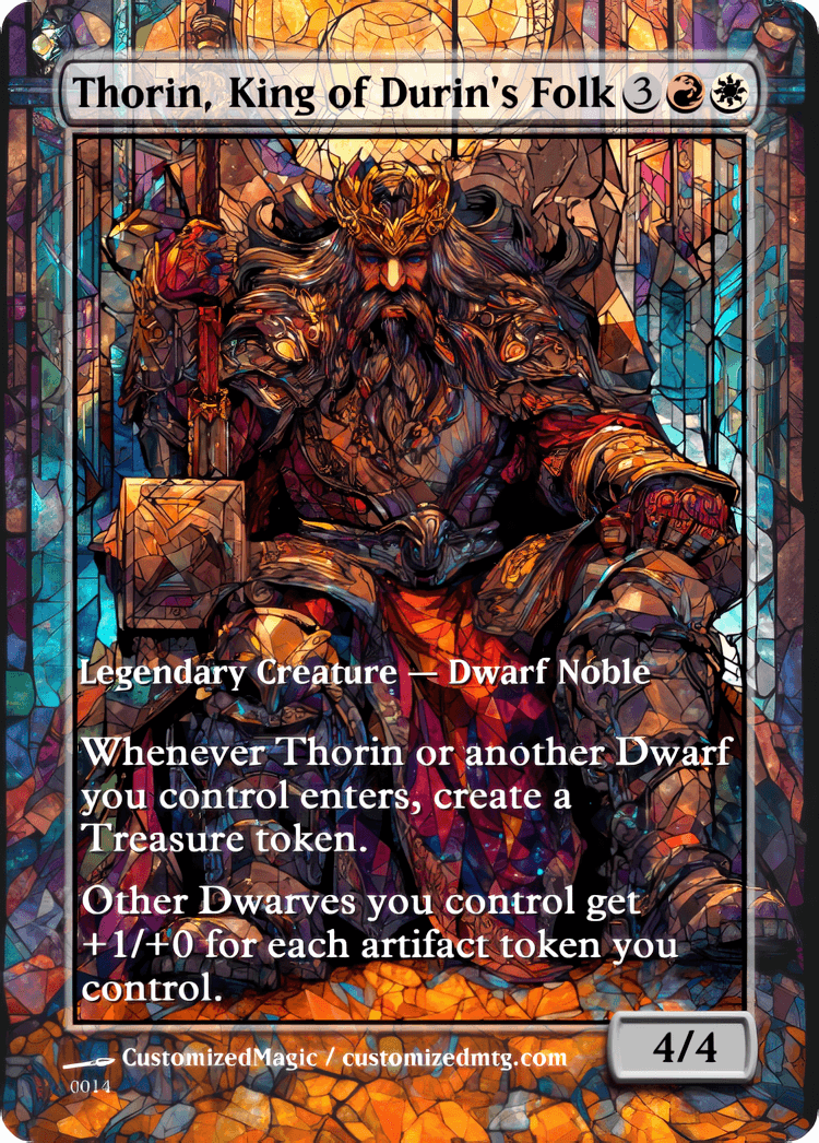 The Hobbit Eternal - Commanders | Thorin King of Durins Folk | Magic the Gathering / MTG Proxy Cards | Magic the Gathering Proxy Cards The Hobbit Eternal - Commanders | Thorin King of Durins Folk | Magic the Gathering / MTG Proxy Cards | Magic the Gathering Proxy Cards