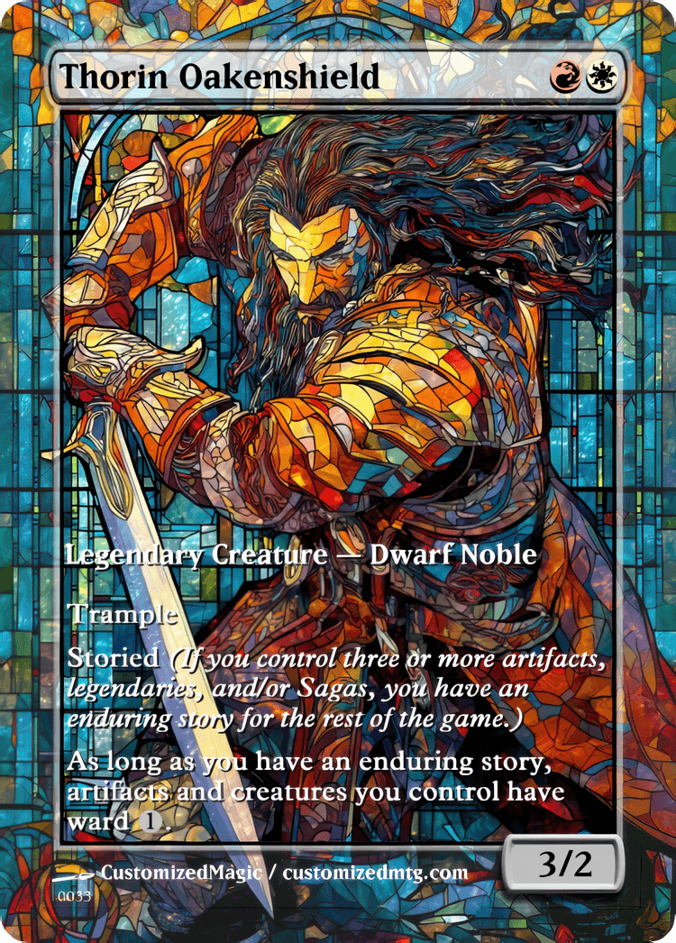 The Hobbit - Commanders Part 2 of 2 | Thorin Oakenshield | Magic the Gathering / MTG Proxy Cards | Magic the Gathering Proxy Cards The Hobbit - Commanders Part 2 of 2 | Thorin Oakenshield | Magic the Gathering / MTG Proxy Cards | Magic the Gathering Proxy Cards