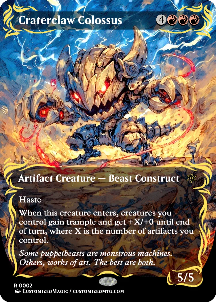 Craterclaw Colossus | Craterclaw Colossus.1 | Magic the Gathering / MTG Proxy Cards | Magic the Gathering Proxy Cards