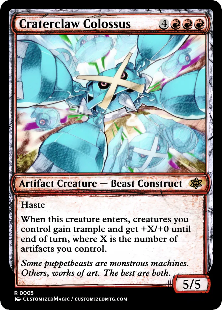 Craterclaw Colossus | Craterclaw Colossus.2 | Magic the Gathering / MTG Proxy Cards | Magic the Gathering Proxy Cards