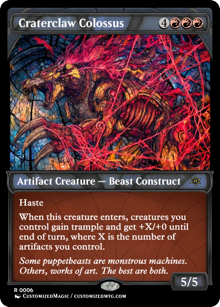 Craterclaw Colossus | Craterclaw Colossus.5 | Magic the Gathering / MTG Proxy Cards | Magic the Gathering Proxy Cards