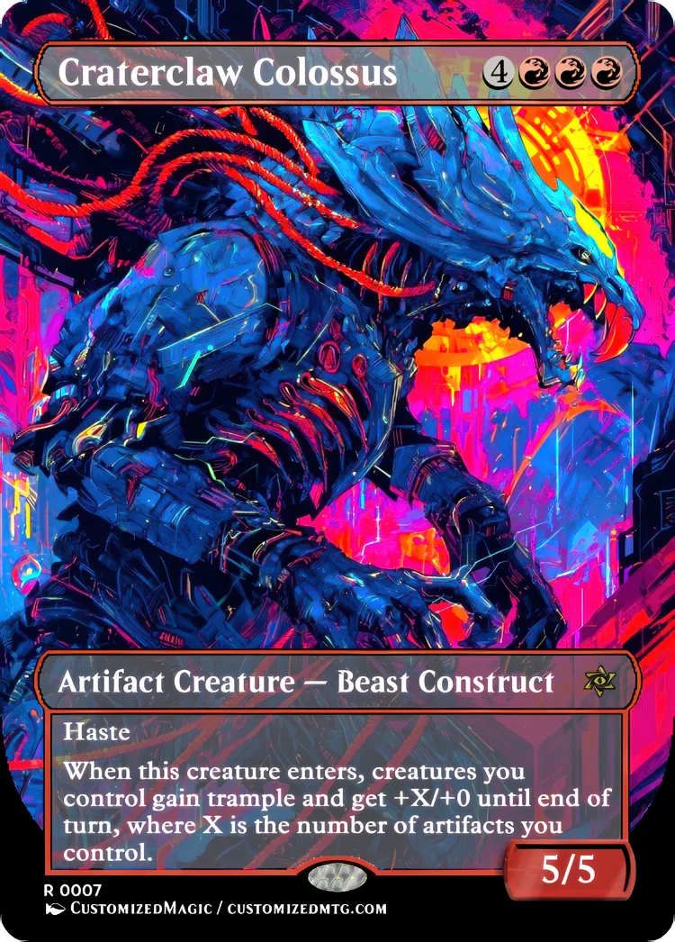 Craterclaw Colossus | Craterclaw Colossus.6 | Magic the Gathering / MTG Proxy Cards | Magic the Gathering Proxy Cards