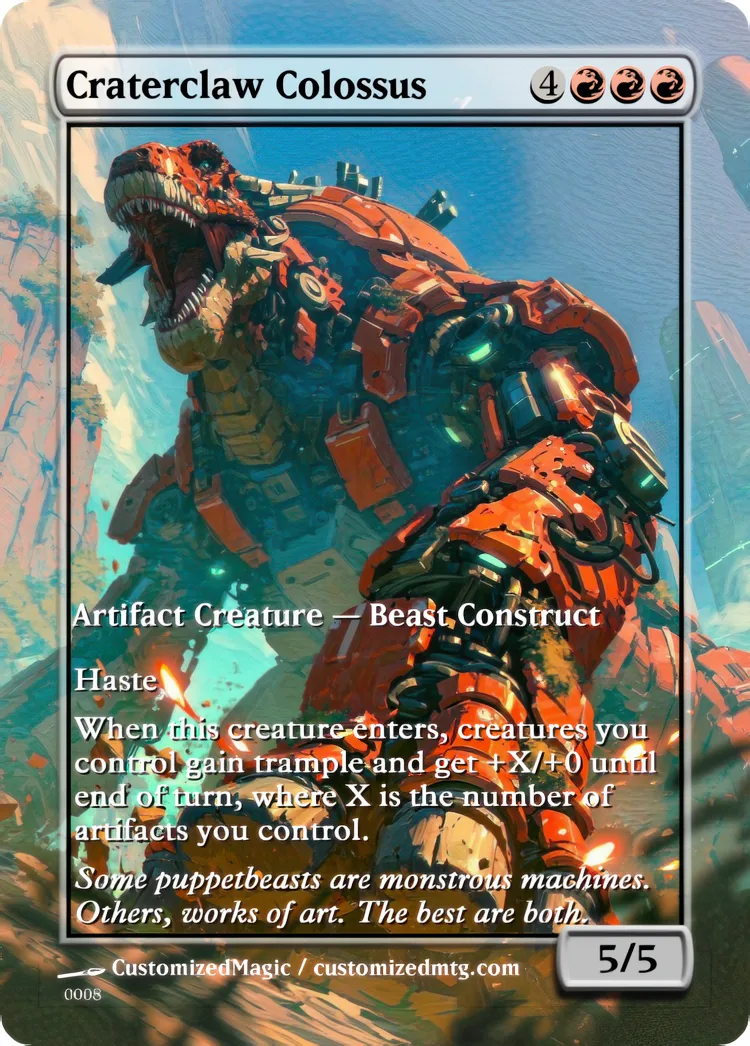 Craterclaw Colossus | Craterclaw Colossus.7 | Magic the Gathering / MTG Proxy Cards | Magic the Gathering Proxy Cards
