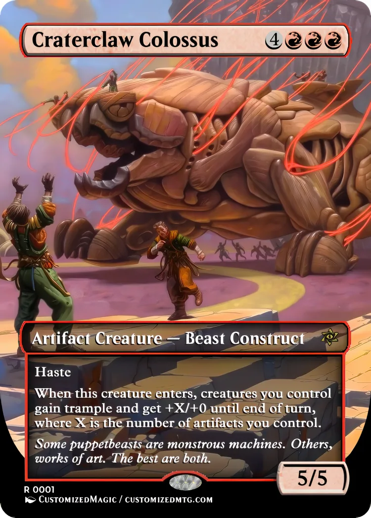 Craterclaw Colossus | Craterclaw Colossus | Magic the Gathering / MTG Proxy Cards | Magic the Gathering Proxy Cards