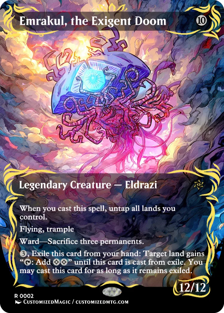 Emrakul, the Exigent Doom | Emrakul the Exigent Doom.1 | Magic the Gathering / MTG Proxy Cards | Magic the Gathering Proxy Cards