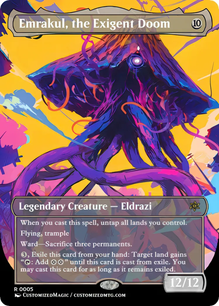 Emrakul, the Exigent Doom | Emrakul the Exigent Doom.4 | Magic the Gathering / MTG Proxy Cards | Magic the Gathering Proxy Cards