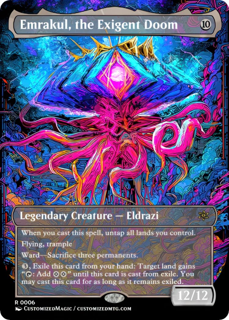Emrakul, the Exigent Doom | Emrakul the Exigent Doom.5 | Magic the Gathering / MTG Proxy Cards | Magic the Gathering Proxy Cards