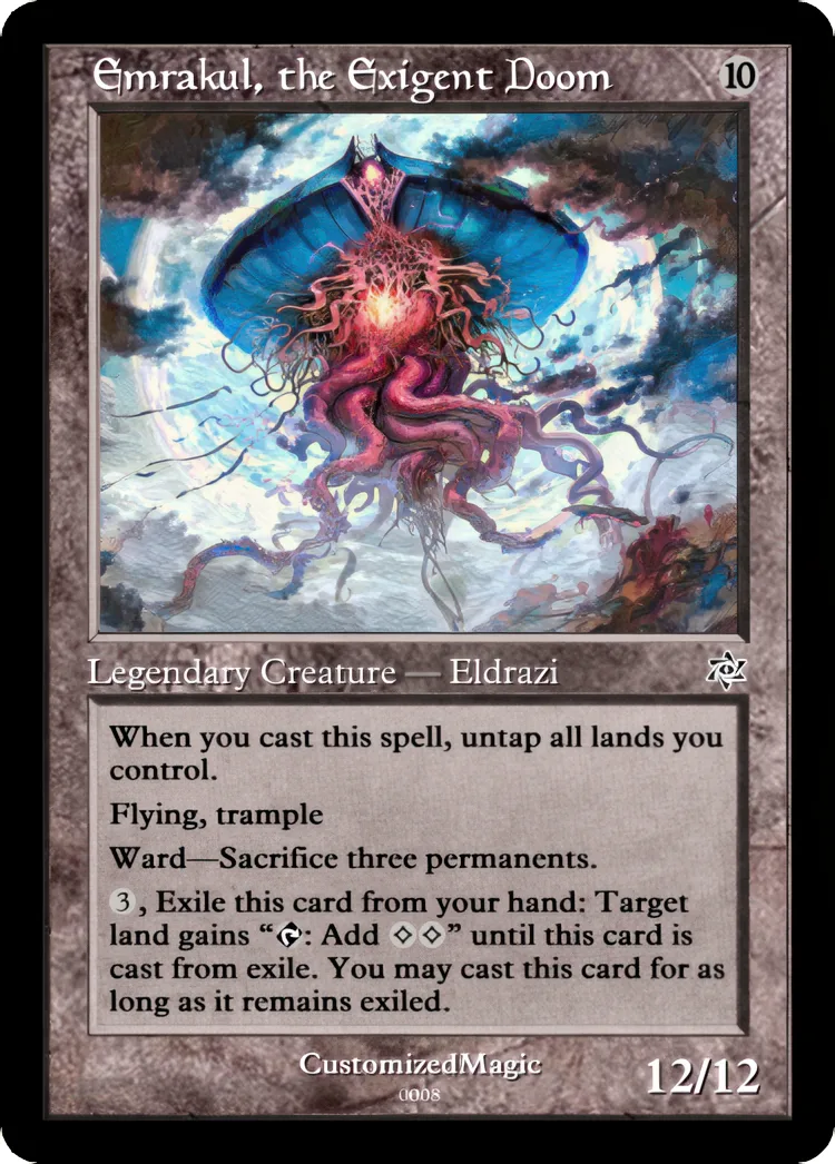 Emrakul, the Exigent Doom | Emrakul the Exigent Doom.7 | Magic the Gathering / MTG Proxy Cards | Magic the Gathering Proxy Cards