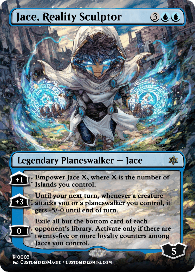 Reality Fracture Planeswalkers - Anime Style | Jace Reality Sculptor | Magic the Gathering / MTG Proxy Cards | Magic the Gathering Proxy Cards Reality Fracture Planeswalkers - Anime Style | Jace Reality Sculptor | Magic the Gathering / MTG Proxy Cards | Magic the Gathering Proxy Cards