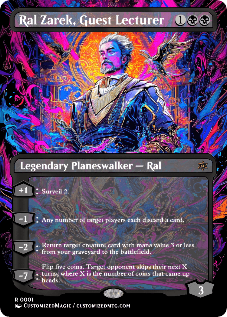 Ral Zarek, Guest Lecturer | Ral Zarek Guest Lecturer.10 | Magic the Gathering / MTG Proxy Cards | Ral Zarek Ral Zarek, Guest Lecturer
