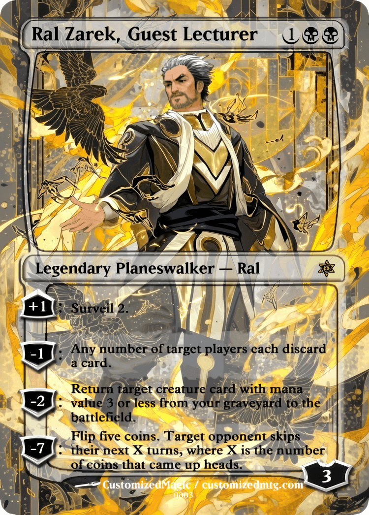 Ral Zarek, Guest Lecturer | Ral Zarek Guest Lecturer.12 | Magic the Gathering / MTG Proxy Cards | Ral Zarek Ral Zarek, Guest Lecturer - Image 2