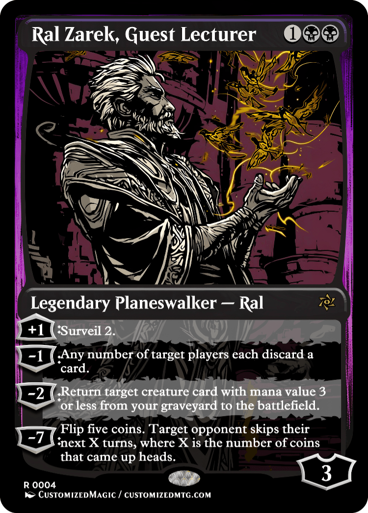 Ral Zarek, Guest Lecturer | Ral Zarek Guest Lecturer.13 | Magic the Gathering / MTG Proxy Cards | Ral Zarek Ral Zarek, Guest Lecturer - Image 3