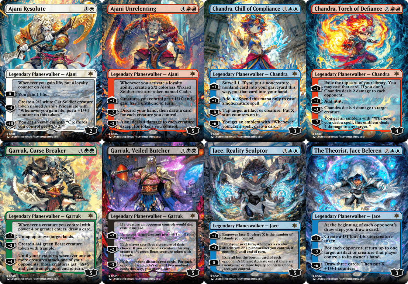 Reality Fracture Planeswalkers - Anime Style Reality Fracture Planeswalkers - Anime Style