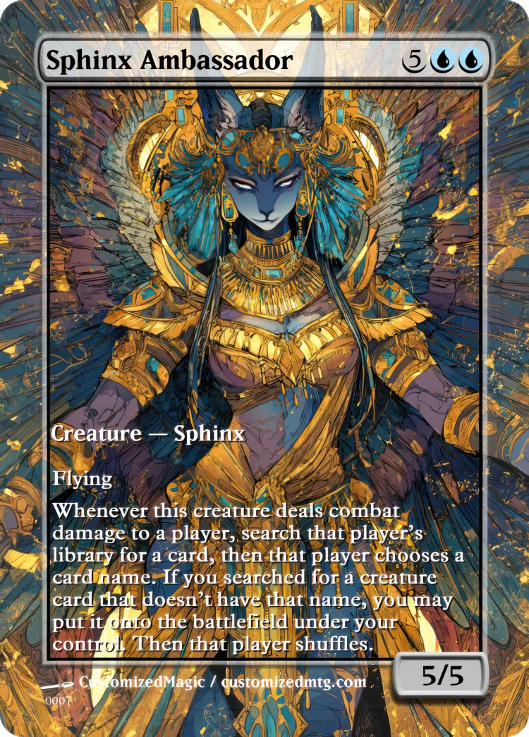 Sphinx Ambassador | Sphinx Ambassador.6 | Magic the Gathering / MTG Proxy Cards | Magic the Gathering Proxy Cards