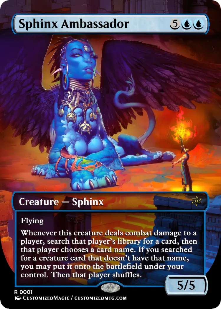 Sphinx Ambassador | Sphinx Ambassador | Magic the Gathering / MTG Proxy Cards | Magic the Gathering Proxy Cards