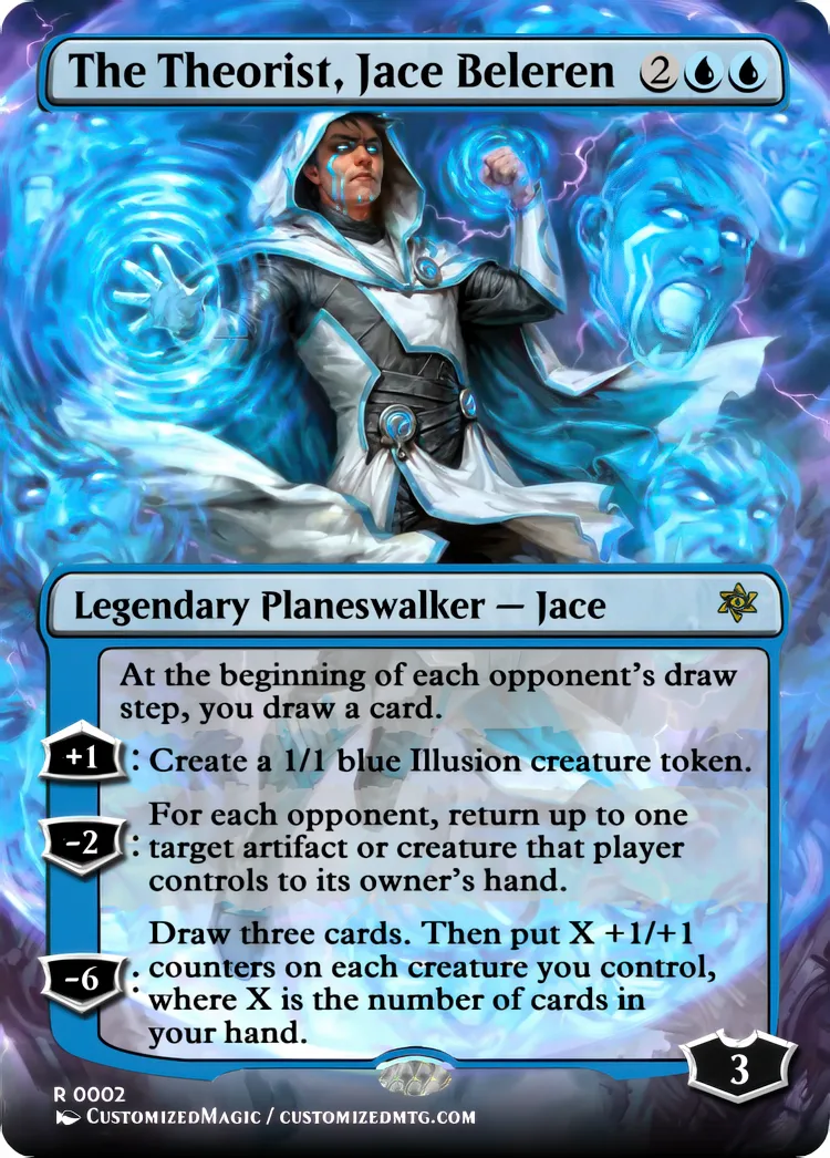 The Theorist, Jace Beleren | The Theorist Jace Beleren.11 | Magic the Gathering / MTG Proxy Cards | Magic the Gathering Proxy Cards