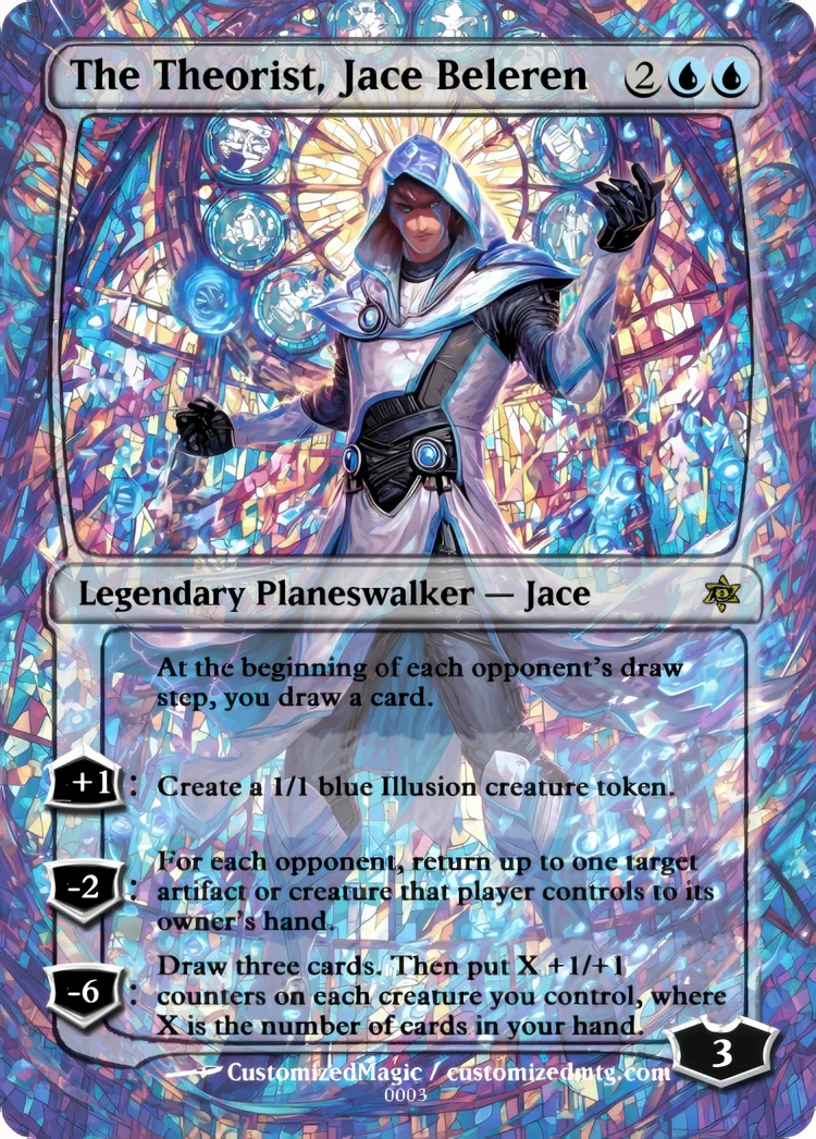 The Theorist, Jace Beleren | The Theorist Jace Beleren.12 | Magic the Gathering / MTG Proxy Cards | Magic the Gathering Proxy Cards