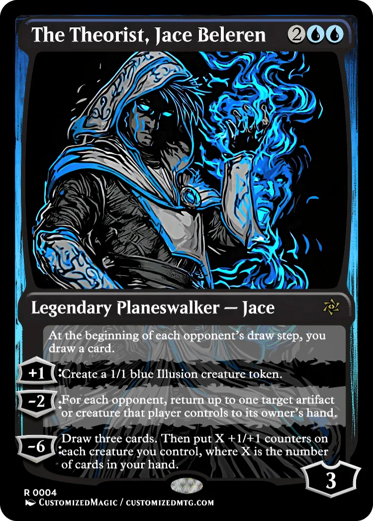 The Theorist, Jace Beleren | The Theorist Jace Beleren.13 | Magic the Gathering / MTG Proxy Cards | Magic the Gathering Proxy Cards