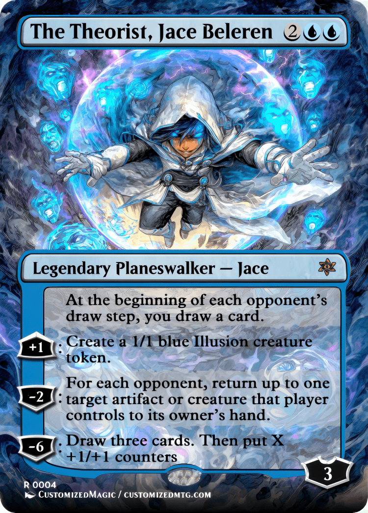 Reality Fracture Planeswalkers - Anime Style | The Theorist Jace Beleren | Magic the Gathering / MTG Proxy Cards | Magic the Gathering Proxy Cards Reality Fracture Planeswalkers - Anime Style | The Theorist Jace Beleren | Magic the Gathering / MTG Proxy Cards | Magic the Gathering Proxy Cards